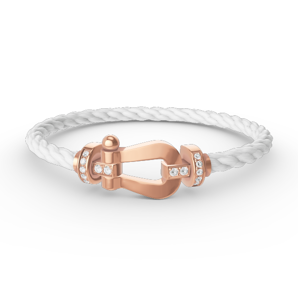 [Shinejoy]FORCE LARGE HORSESHOE HALF DIAMOND BRACELET Shinejoy GOLD