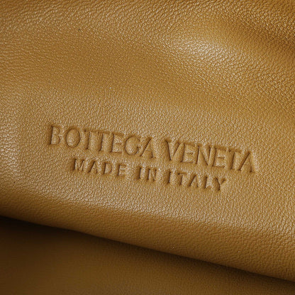 BOTTEGA VENETA 25S MINI JODIE 36 EN CUIR DE VEAU BRONZE CHAUD MATÉRIEL DORÉ