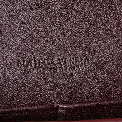BOTTEGA VENETA POCHETTE ANDIAMO 19 EN CUIR DE VEAU MARRON PROFOND 25S QUINCAILLERIE DORÉE