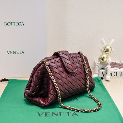 Teen Lauren 1980 Avec Chaîne 31,5 Cuir Bordeaux Accastillage Doré