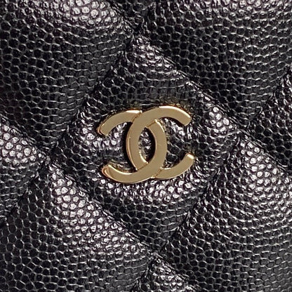 SAC HOBO 21 EN CUIR DE VEAU GRAINÉ NOIR ET MÉTAL DORÉ