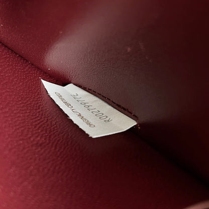 SAC ANDIAMO 19 EN CUIR DE VEAU BAROLO