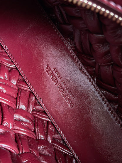 POCHETTE KELIMERO CHA-CHA 28.5 EN AGNEAU BORDEAUX
