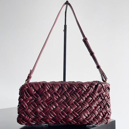 POCHETTE KELIMERO CHA-CHA 28.5 EN AGNEAU BORDEAUX