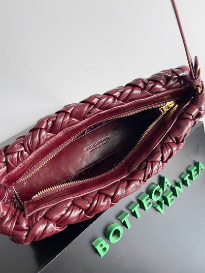 POCHETTE KELIMERO CHA-CHA 28.5 EN AGNEAU BORDEAUX