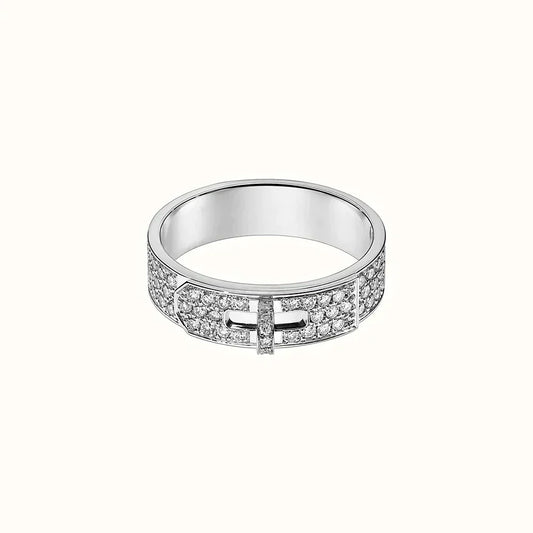 [Shinejoy]KELLY SILVER DIAMOND RING