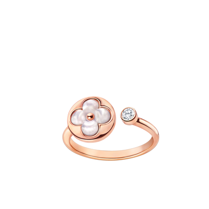 [Shinejoy]SUN 1 DIAMOND PINK MOP RING
