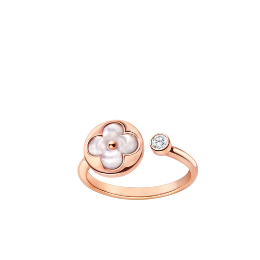 [Shinejoy]SUN 1 DIAMOND PINK MOP RING