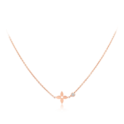 [Shinejoy]BLOSSOM PENDANT PINK GOLD AND DIAMOND