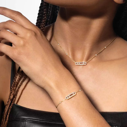[Shinejoy]Pavé Baby Move Diamond Bracelet
