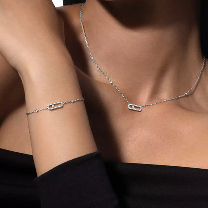 [Shinejoy]Diamond Necklace Move Uno