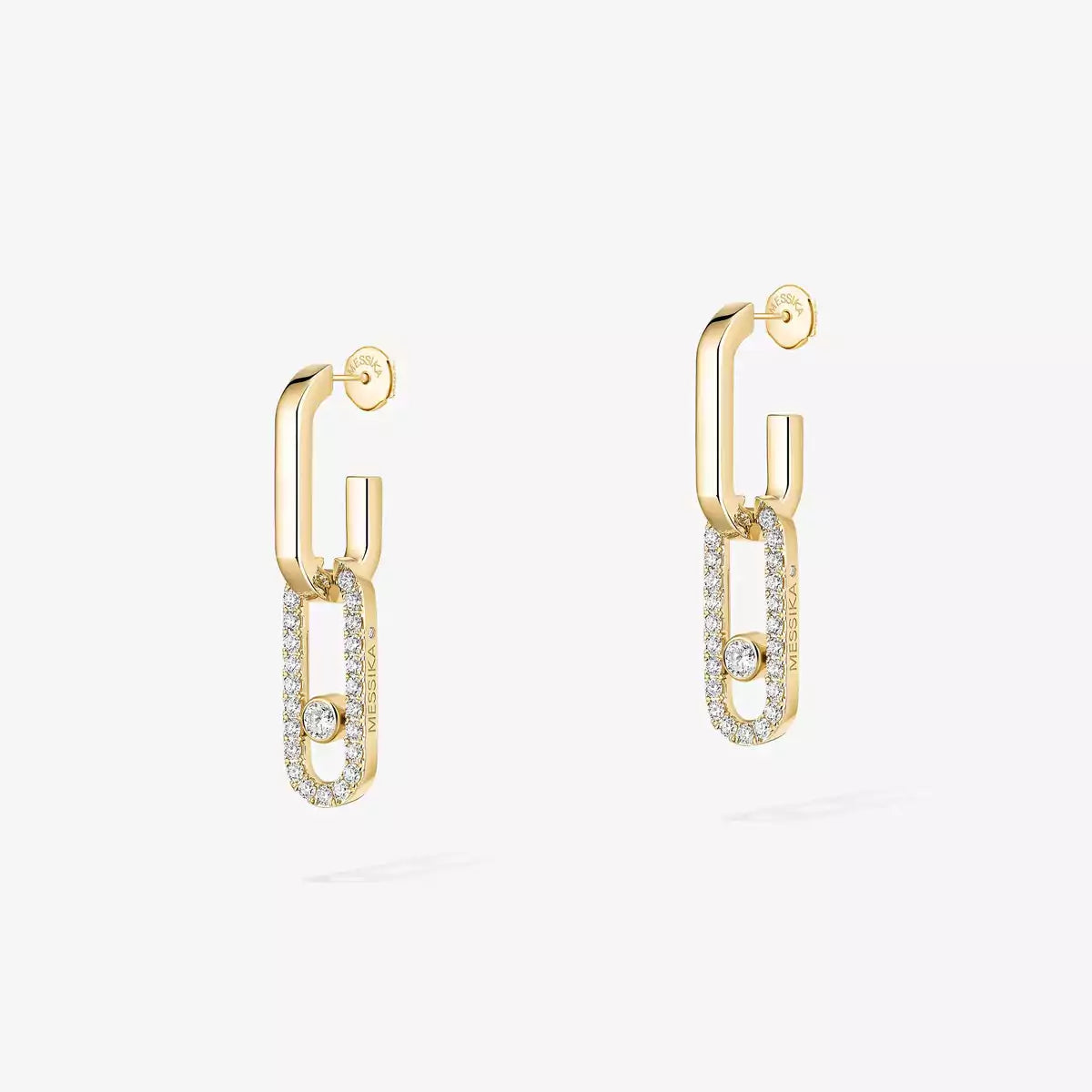 [Shinejoy]Move Link Diamond Earrings