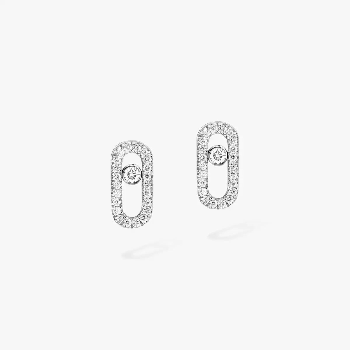 [Shinejoy]Move Uno Diamond Earrings