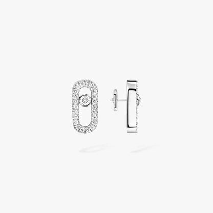 [Shinejoy]Move Uno Diamond Earrings