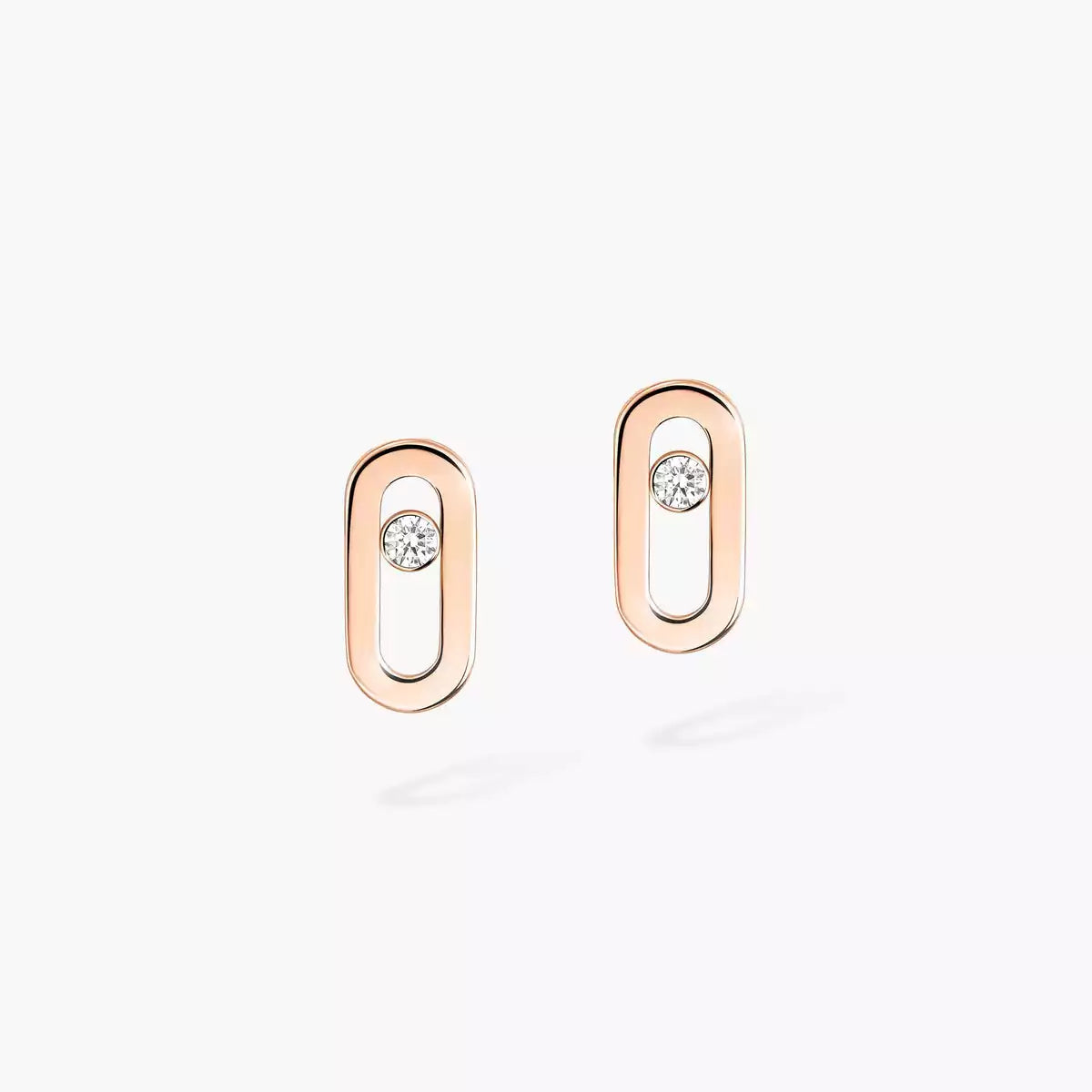 [Shinejoy]Move Uno Diamond Stud Earrings