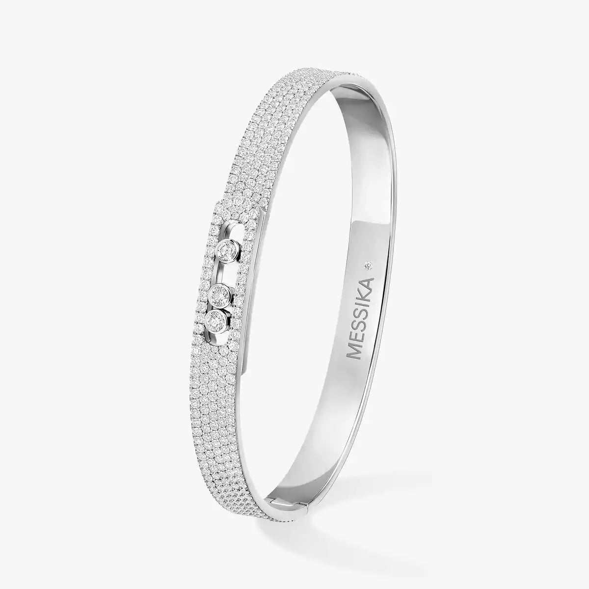 [Shinejoy]Move Noa Full Pavé Diamond Bangle Bracelet