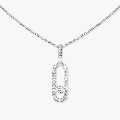 [Shinejoy]Move Uno Diamond Necklace in Rose Gold