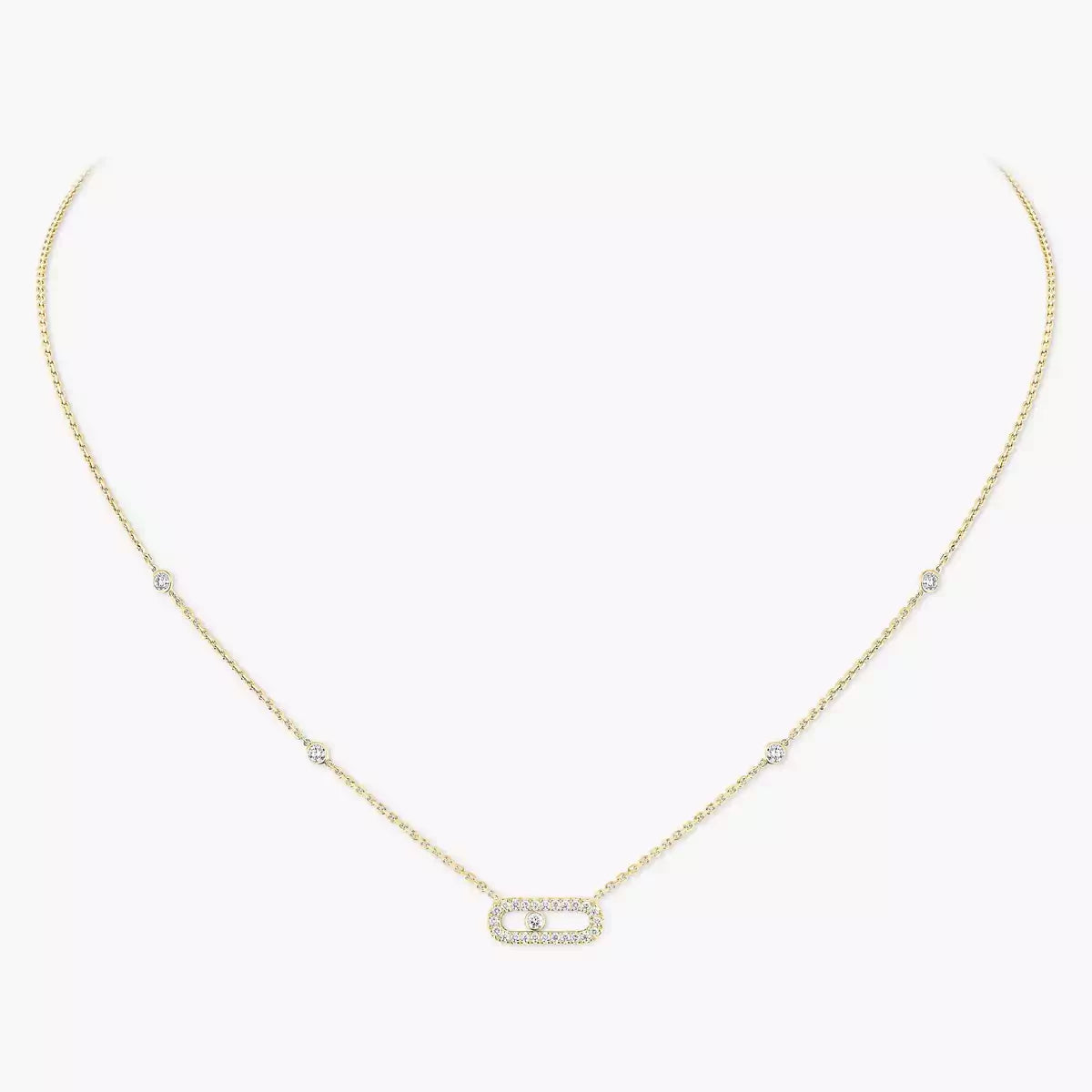 [Shinejoy]Diamond Necklace Move Uno