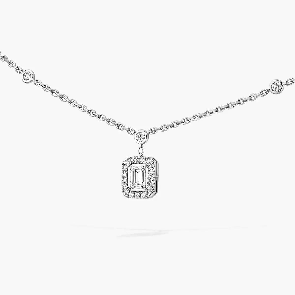 [Shinejoy]My Twin Diamond Necklace in Silver