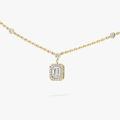 [Shinejoy]My Twin Diamond Necklace in Silver