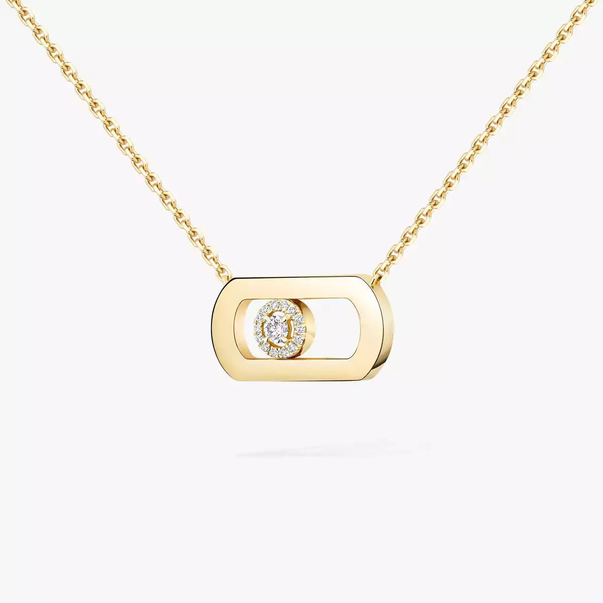 [Shinejoy]So Move Diamond Necklace in Gold
