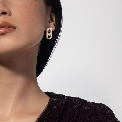 [Shinejoy]So Move Pave_-Set Diamond Earrings in Silver