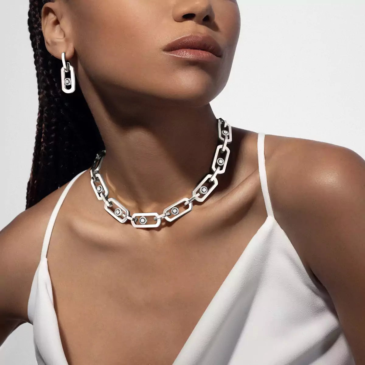 [Shinejoy]So Move XL Diamond Pendant Earrings