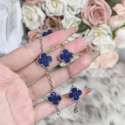 [Shinejoy]CLOVER 5 MOTIF PIETERSITE BRACELET COLLECTION