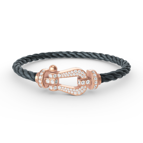 [Shinejoy]FORCE LARGE HORSESHOE FULL DIAMOND BRACELET Shinejoy GOLD