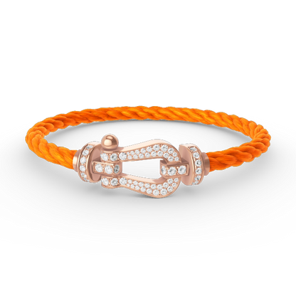 [Shinejoy]FORCE LARGE HORSESHOE FULL DIAMOND BRACELET Shinejoy GOLD