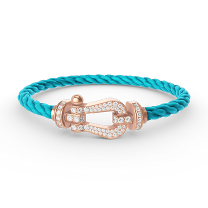 [Shinejoy]FORCE LARGE HORSESHOE FULL DIAMOND BRACELET Shinejoy GOLD