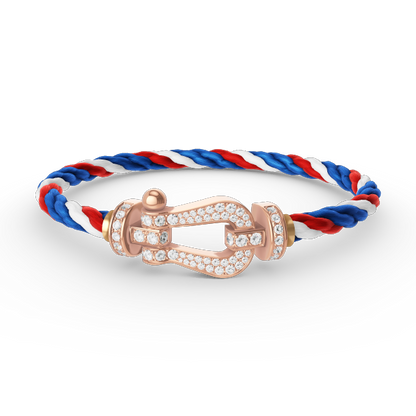 [Shinejoy]FORCE LARGE HORSESHOE FULL DIAMOND BRACELET Shinejoy GOLD