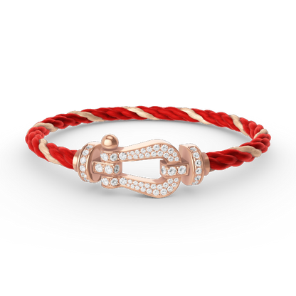 [Shinejoy]FORCE LARGE HORSESHOE FULL DIAMOND BRACELET Shinejoy GOLD