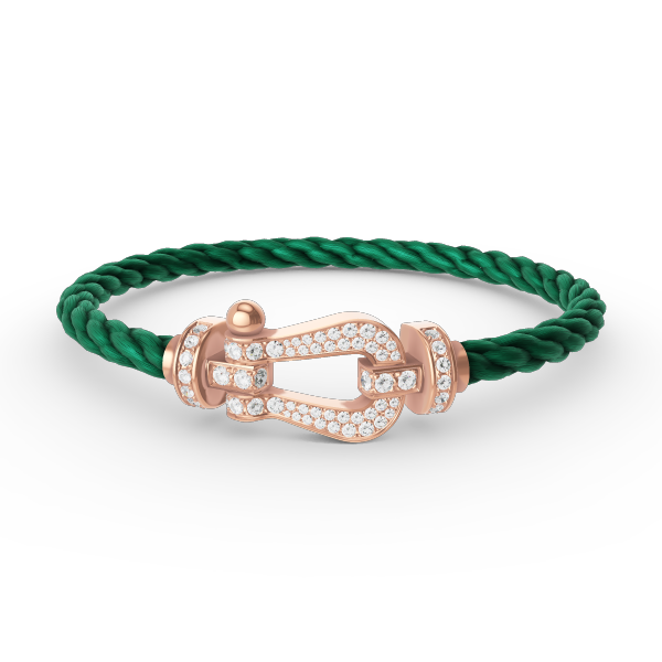 [Shinejoy]FORCE LARGE HORSESHOE FULL DIAMOND BRACELET Shinejoy GOLD