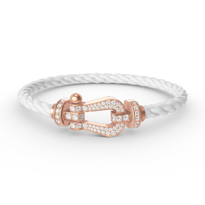 [Shinejoy]FORCE LARGE HORSESHOE FULL DIAMOND BRACELET Shinejoy GOLD