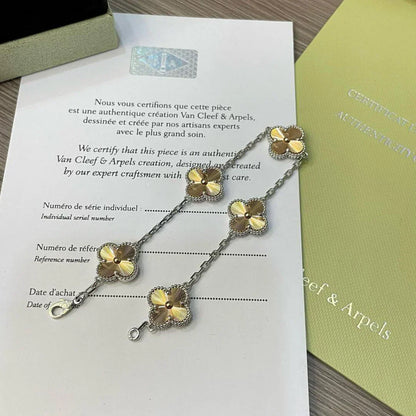 [Shinejoy] CLOVER 5 MOTIF LASER BRACELET COLLECTION