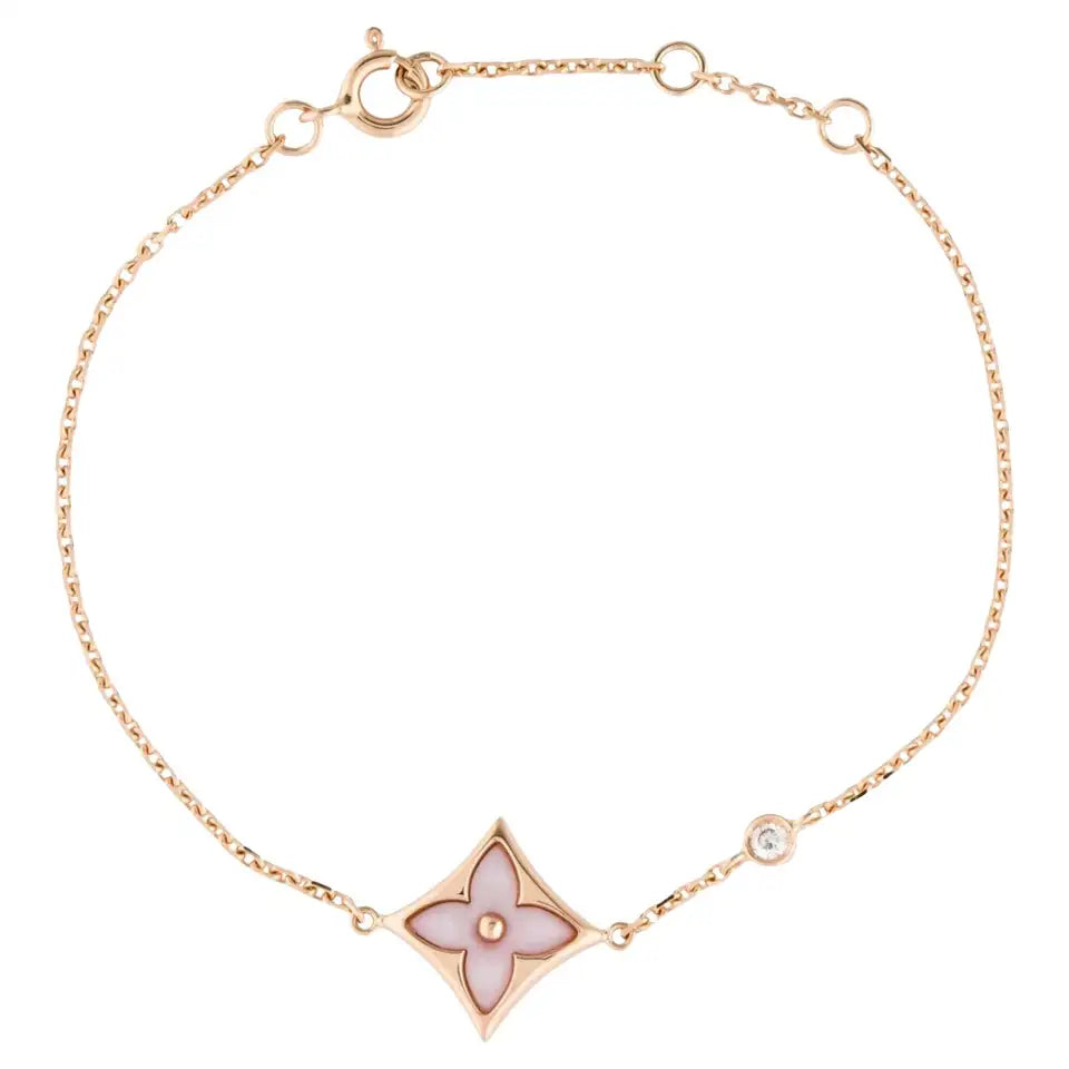 [Shinejoy]STAR 1 DIAMOND PINK GOLD BRACELET