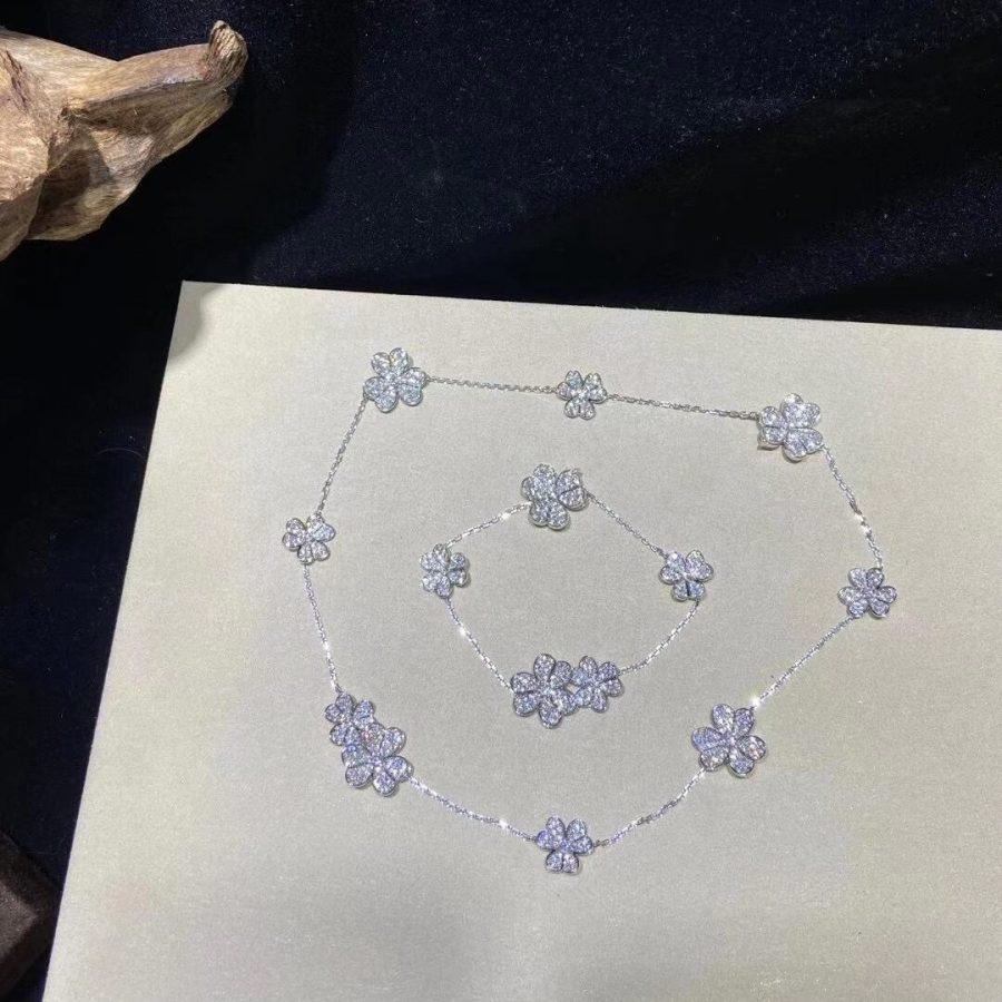 [Shinejoy]FRIVOLE SILVER 5 FLOWERS BRACELET