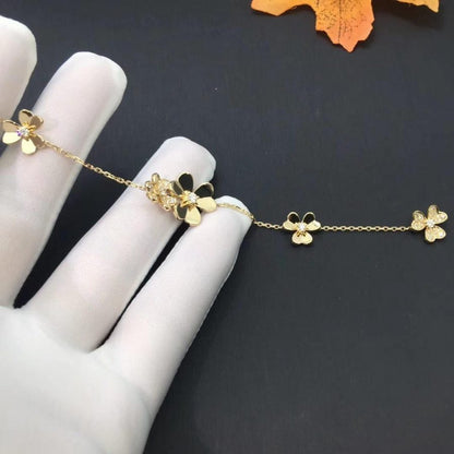 [Shinejoy]FRIVOLE GOLD 5 FLOWERS BRACELET