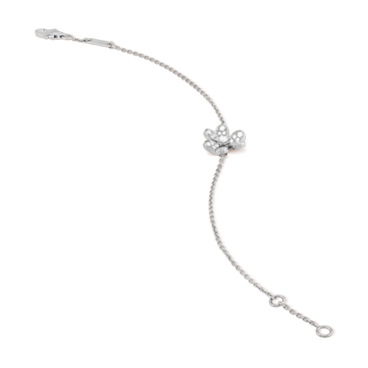 [Shinejoy]FRIVOLE SILVER FLOWER DIAMOND BRACELET