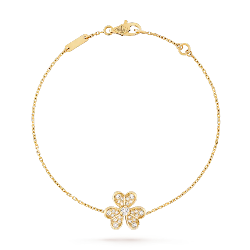 [Shinejoy]FRIVOLE GOLD FLOWER DIAMOND BRACELET