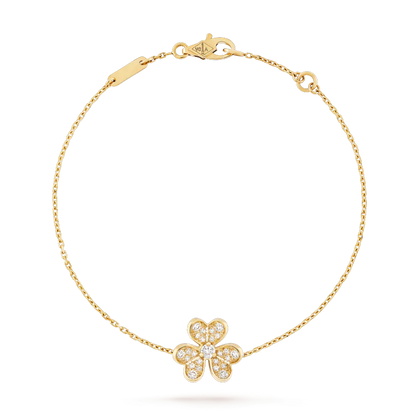 [Shinejoy]FRIVOLE GOLD FLOWER DIAMOND BRACELET