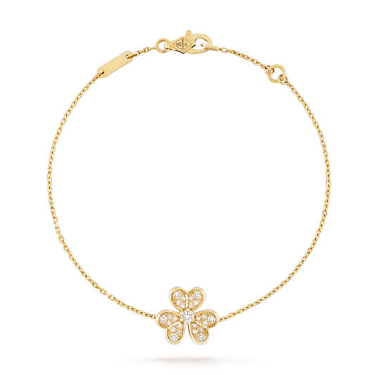 [Shinejoy]FRIVOLE GOLD FLOWER DIAMOND BRACELET