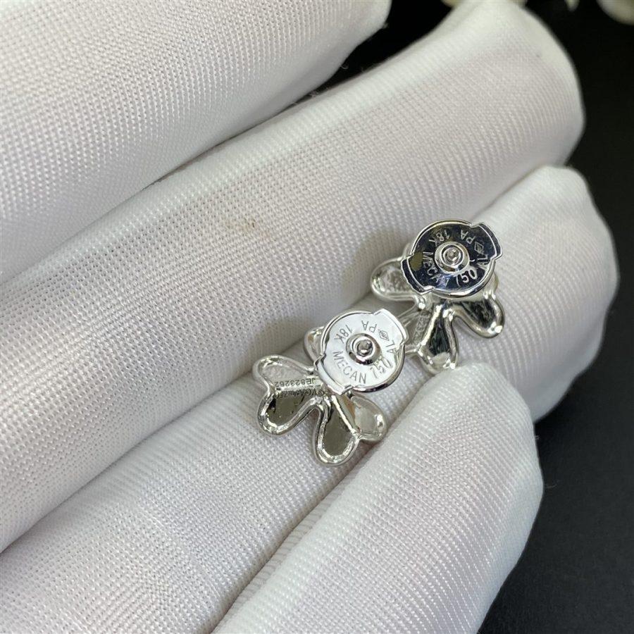 [Shinejoy]FRIVOLE MINI SILVER FLOWER EARRINGS