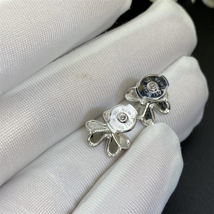 [Shinejoy]FRIVOLE MINI SILVER FLOWER EARRINGS