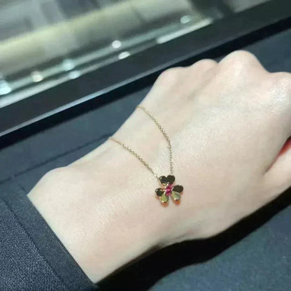 [Shinejoy]FRIVOLE GOLD FLOWER NECKLACE