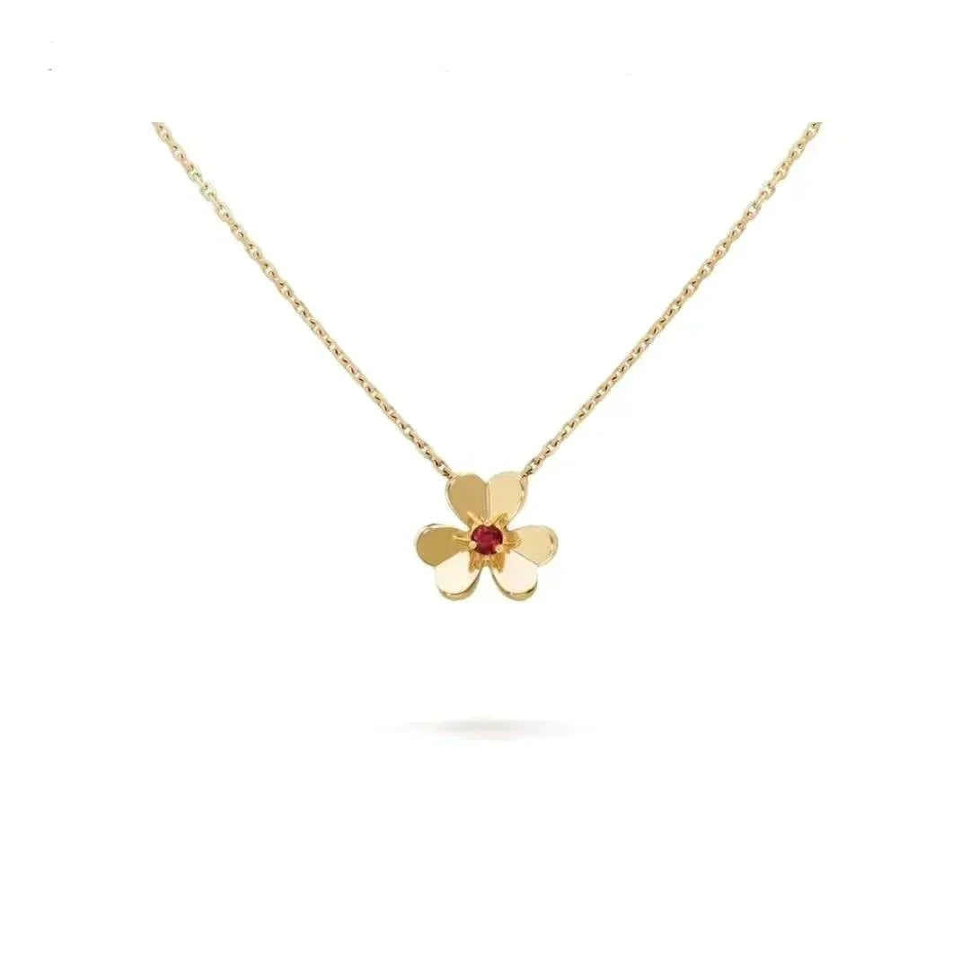 [Shinejoy]FRIVOLE GOLD FLOWER NECKLACE