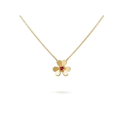 [Shinejoy]FRIVOLE GOLD FLOWER NECKLACE