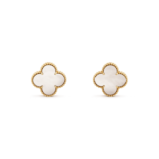 [Shinejoy]CLOVER MINI GOLD EARRINGS