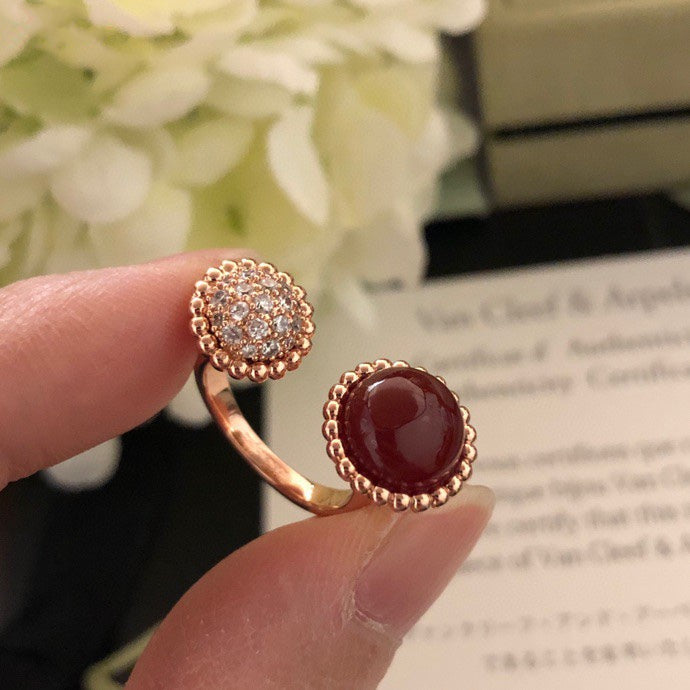 [Shinejoy]PERLEE COULEURS DIAMOND Shinejoy GOLD BETWEEN THE FINGER RING